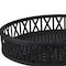 Homeroots Set of Two Black Round Wicker Handmade Serving Trays 609079 - alternate 8