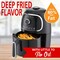 Brentwood Industries 2 Quart Small Electric Air Fryer Black with Timer and Temp Control AF-202BK - alternate 7