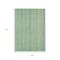 Homeroots 9' X 12' Aqua Beige And Teal Blue Striped Washable Indoor Outdoor Area Rug 616404 - alternate 9