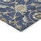 Homeroots 8' Navy Blue Brown And Ivory Round Moroccan Washable Indoor Outdoor Area Rug 605165 - alternate 9