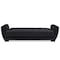 Homeroots 93" Dark Blue Chenille Convertible Futon Sleeper Sofa And Toss Pillows With Storage 607074 - alternate 9