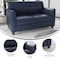 Flash Furniture HERCULES Diplomat Series Navy LeatherSoft Loveseat BT-827-2-NVY-GG - alternate 9
