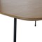 Leisuremod Pemborke Square Coffee Table with Wood Top and Powder Coated Iron Frame Accent Table, Natural Wood PTSBL-31NW - alternate 6