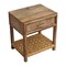 Homeroots 20" Brown Solid Wood One Drawer Nightstand 651836 - alternate 8