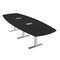 Skutchi Designs Arc Boat Conference Table With Power, 48 in W, 144 in L HAR-ABOT-48X144-T-U999ST19-ESIL - alternate 1