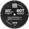 Do It Best 10'' 60-Tooth Combination Circular Saw Blade QJDIB-CS-015 - alternate 3