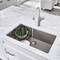 Blanco Precis SILGRANIT 32in Super Single Undermount Kitchen Sink - Truffle 441297 - alternate 4