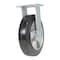 Vestil Rubber Rigid Caster 8 In. Diameter x 2 In. Width 881 Lb. Capacity Black/Gold CST-VE-8X2MRA-R - alternate 1