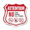 Signmission Property Shield Sign No Food No Drinks N, 12 inch X 12 inch, Aluminum Metal Sign, 2PK SHI-A-2PACK-12-455 - alternate 1