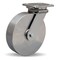 Hamilton Plate Caster, Swivel, SS, 8 in., 1600 lb. S-WHS-8SB - alternate 1
