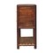 Homeroots 32" Brown Solid Wood Two Drawer Nightstand With Leather Shelf 651505 - alternate 16