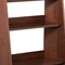 Homeroots 45" Brown Manufactured Wood Four Tier Etagere Bookcase 490169 - alternate 4