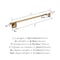 Amerock Stature Champagne Bronze Transitional 24 in 610 mm Towel Bar BH36094CZ - alternate 4