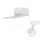 Globe Electric globe Security Flood Light, LED Lamp, Bright White, 2200 Lumens, 4000 K Color Temp, White Fixture 17000213 - alternate 5