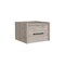 Homeroots 10" Gray Wood One Drawer Floating Nightstand 546178 - alternate 6