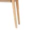 Baxton Studio Baird Mid-Century Modern Light Oak Brown Finished Wood and Rattan 2-Drawer Console Table 176-11250-Zoro - alternate 8