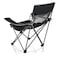 Picnic Time Family Of Brands Campsite Camp Chair, Black with Gray Accents 806-00-175-000-0 - alternate 5