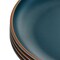 Gibson Home Rockabye 4 Piece Melamine Dinner Plate Set in Dark Teal 136601.04 - alternate 7