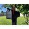 Architectural Mailboxes Admiral Aluminum Post-Mount, Textured Black ADM11BAM - alternate 8