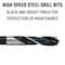 Drill America 3/4" Reduced Shank HSS Drill Bit 1/2" 3-Flat Shank, D/A3F Series D/A3F3/4 - alternate 7
