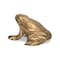 Homeroots 3" Antiqued Gold Cast Iron Frog Figurine 612454 - alternate 9