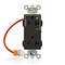 Leviton PlugsandReceptacles, 20A, 125VAC, Blk, Nylon M1636-1CE - alternate 1