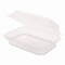 Karat Polypropylene Plastic Hinged Container, 6 x 9 x 2.97, Clear, Plastic, 250PK FP-HC96PP-1C - alternate 7