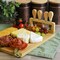 Megachef Bamboo Charcuterie and Cheese Board with Knife Stand Attachment and 4 Piece Knife Set 750122176M - alternate 8