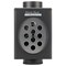 Magic Heat MH-6R Heat Reclaimer, 8000 to 30000 Btu, Black, For 6 in Bottom Crimp Chimney Systems MH-6R - alternate 3