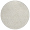 Homeroots 8' Beige And Linen Round Abstract Washable Indoor Outdoor Area Rug 598946 - alternate 8