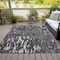 Homeroots 3' X 5' Gray And Ivory Abstract Washable Indoor Outdoor Area Rug 612665 - alternate 7