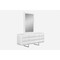 Homeroots 72 X 21 X 31 White Double Dresser Extension 370695 - alternate 6