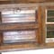Homeroots 60in Wood Brown Solid Wood Cabinet Enclosed Storage Distressed TV Stand 489548 - alternate 6