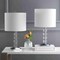 Jonathan Y Barnard 22" LED Crystal/Metal Table Lamp, Clear, 2PK JYL5040A-SET2 - alternate 12