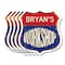 Signmission Bryan's Workshop, 12 inch X 12 inch, Aluminum Metal Sign, 5PK SHI-A-5Pack-12-489-BRYAN - alternate 1
