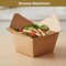 Eco Harmony Products Kraft Paper Take-Out Boxes, PFAS-Free, Recyclable, 8.9" x 6.5" x 3.5", 160PK 804585 - alternate 7