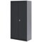 Sandusky Lee Combo Wardrobe Storage Cabinet, 72 in H, 36 in W, 24 in D, Recessed Pull, Keyed, Black, 4 Shelves EACR362472-09 - alternate 6