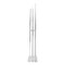 Homeroots 65" Silver And White Metal And Marble Six Hook Freestanding Coat Rack 551626 - alternate 8