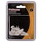 Prosource Picture Hanger, 15 lb, Plastic, White, White, Nail-In Mounting PH-121121-PS - alternate 3