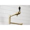 Kingston Brass Deck Mount Pot Filler Faucet, Brushed Brass KS4707PKL - alternate 6