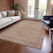 Homeroots 9' X 12' Gold And Peach Medallion Washable Indoor Outdoor Area Rug 616272 - alternate 9