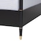 Baxton Studio Tamra Four-Poster Platform Bedroom Set with Two Nightstands, King, Black 264-14390-14389-14387-14387-ZORO - alternate 10
