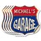 Signmission Michael's Garage, 6 inch X 6 inch, Vinyl Decal, 5PK SHI-D-5PACK-6-383-MICHAEL - alternate 1