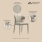 Manhattan Comfort Kirsten Dining Chair in Light Grey, 4PK 2-DC098-LG - alternate 8