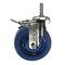 Service Caster 5 Inch SS Solid Polyurethane 12mm Threaded Stem Caster with Total Lock Brake SCC-SSTSTTL20S514-SPUS-M1215 - alternate 1