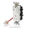Leviton Straight Blade Receptacle, 5-15R, 15 A, 125V AC, Flush Mount, Self-Grounded M1626-1CE - alternate 3