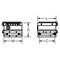 Suburban SineSet Magnetic Sine Plate, STANDARD, S2, 24in, 12in, 6 5/8in MSP-2412-S2 - alternate 2