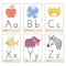 Trend Good Nature Alphabet Cards Bulletin Board Set T19023 - alternate 1