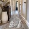 World Rug Gallery Marble Swirl Shag Runner Rug 2 ft 3 in x 12 ft Blue WR131BLUE2X12 - alternate 1