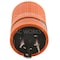 Ac Works Plug Adapter, L5-30R, L5-20P, L5-30P, L5-20P, 0 ft., Orange ADL520L530 - alternate 6